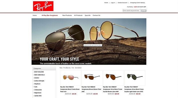 RayBan Sunglasse at www.rbslc.com