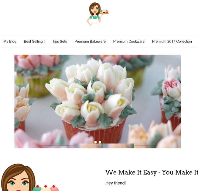 "Premium Tips Cake Decoration" Website at Premium-Gadgets-Deals