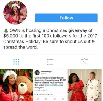 An Oprah Winfrey Scam Created by Online Scammers