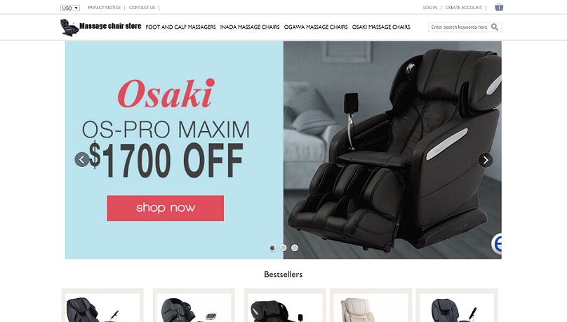 www.bestvip.co.uk -Best VIP - Fraudulent Massage Chair Store