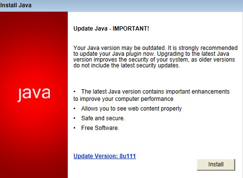 Java Update