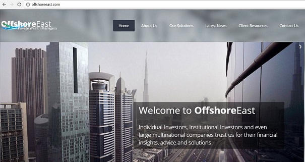 Offshore East Private Wealth Managers Website www.offshoreeast.com