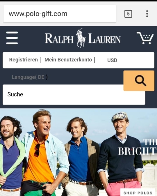 polo-gift.com - A Fake Ralph Lauren Clothing Website