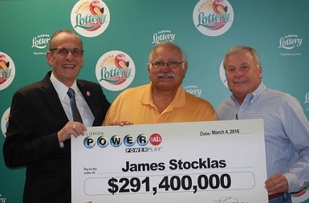 Mr. Jack Stocklas Florida Powerball Jackpot Winner