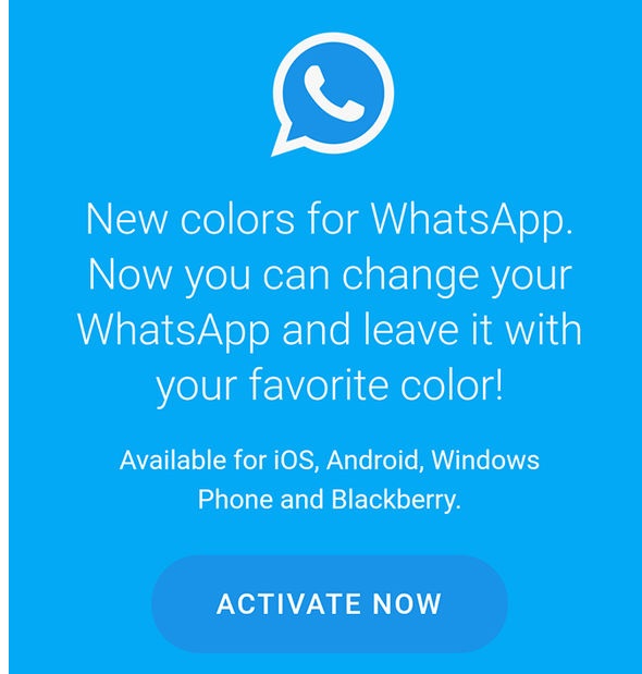 New Colors for WhatsApp