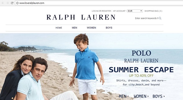 loveralplauren.com - A Fake Polo Ralph Lauren Clothing Website