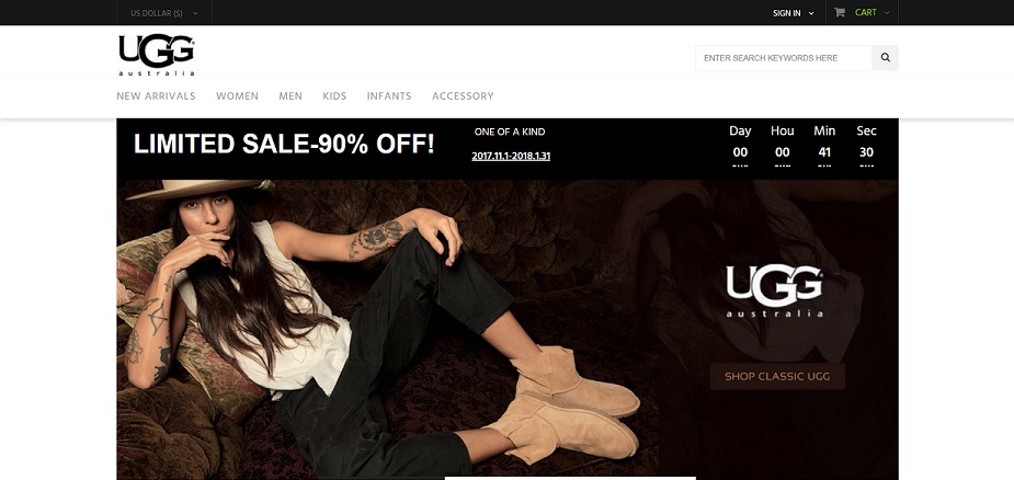 bootslink.com -Fraudulent UGG Australia Online Store