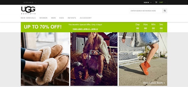 uggbootsmall.com -Fraudulent UGG Australia Online Store