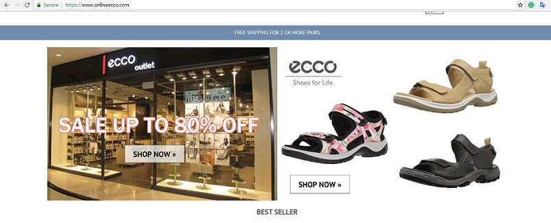  Online Ecco Website at www.eccoestore.com