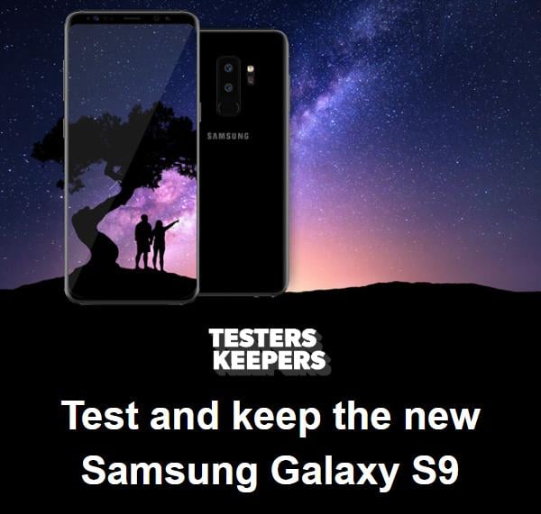 Test and keep the new Samsung Galaxy S9