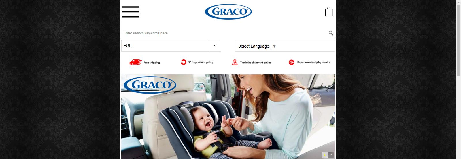 babyproducts.online - Fake Graco Store