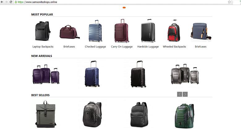 www.samsoniteshops.online - Samsonite Shops Online