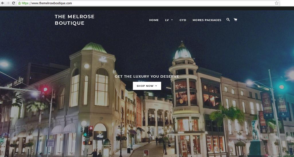 "The Melrose Boutique" Store at www.themelroseboutique.com