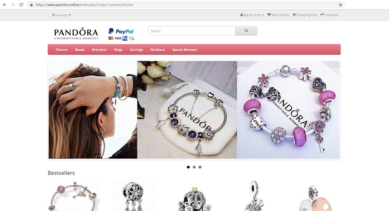 "Pandora Outlet Online" Store at www.pannice.online