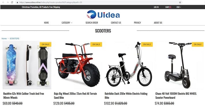 uidea.online (Bike Online Store)