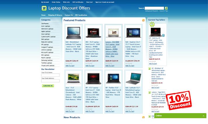 Laptop Discount Offers - laptopdiscountoffers.com