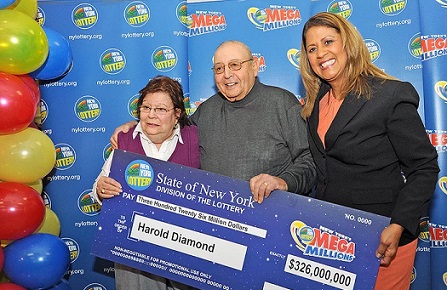 Harold Diamond and Wife Carol, the Mega Millions jackpot winners