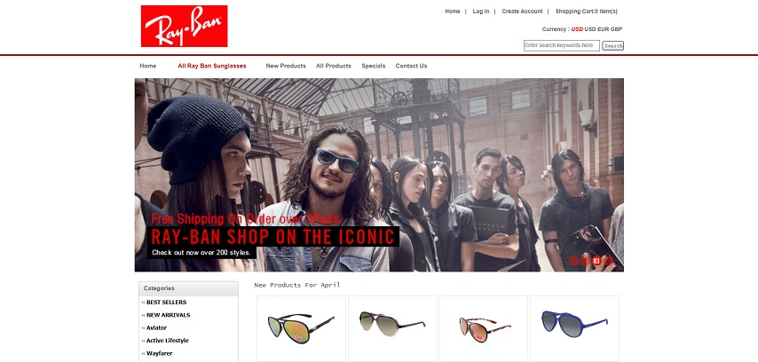 RayBan Sunglasse at www.rbscbx.com