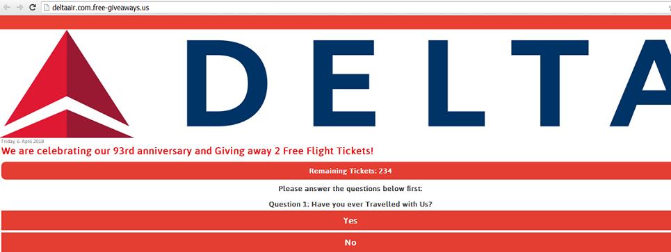 Delta Air Airlines 93rd Anniversary 2 Free Flight Tickets Giveaway