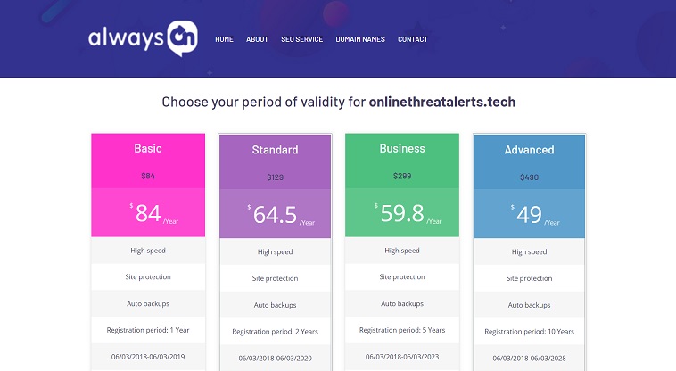 allwaysactive.org - Always Online Domain Service