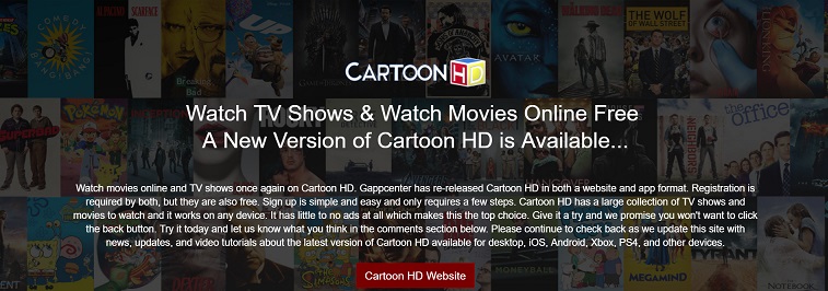 Cartoon HD - it is a Fraudulent Movie Streaming Website