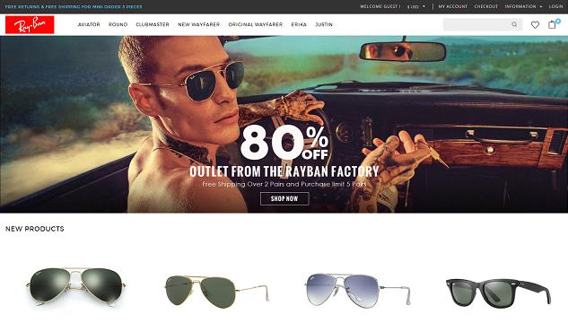 RayBan Sunglasse at www.cosysee.com