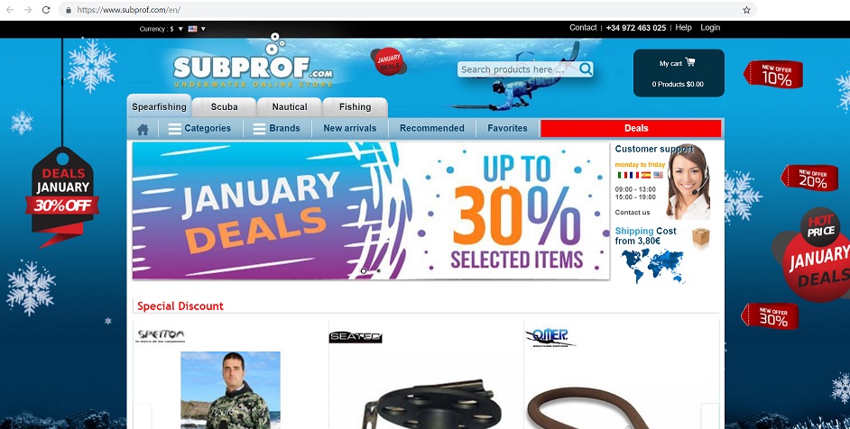 Subprof.com Online Store