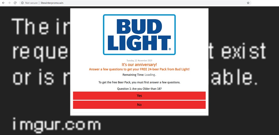 Free 24-Pack Bud Light Facebook Anniversary Scam