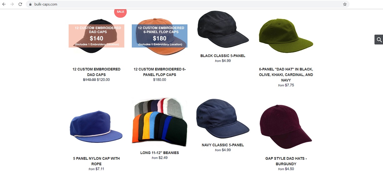 Bulk-caps at www.bulk-caps.com