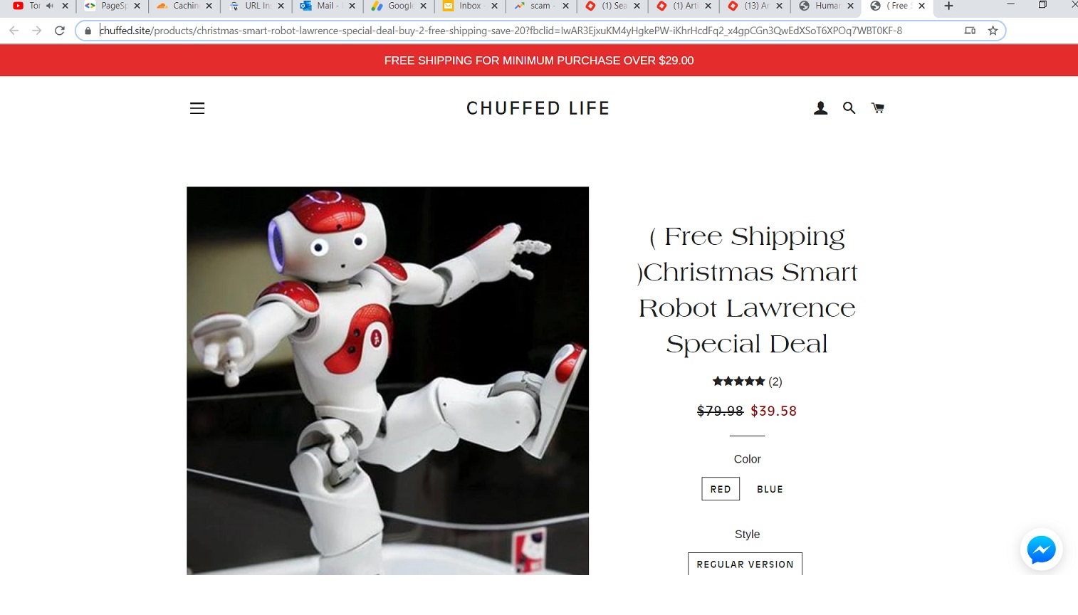 Chuffed located at chuffed.site