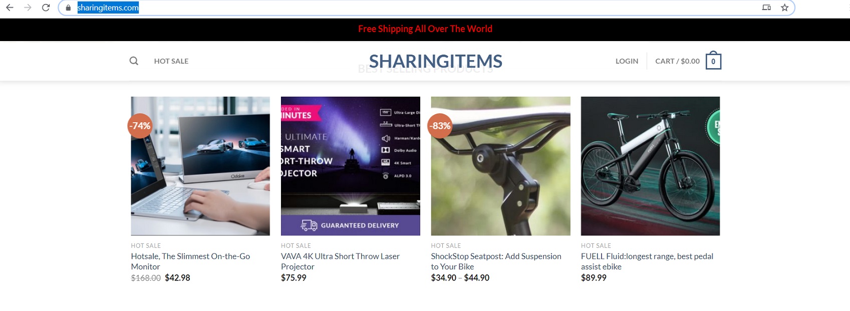 Sharingitems located at sharingitems.com