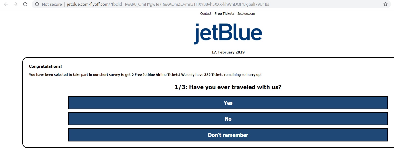 Jetblue Airways Gifting 2 FREE Tickets All to Celebrate their 19th Birthday