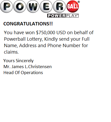 Powerball Email Lottery