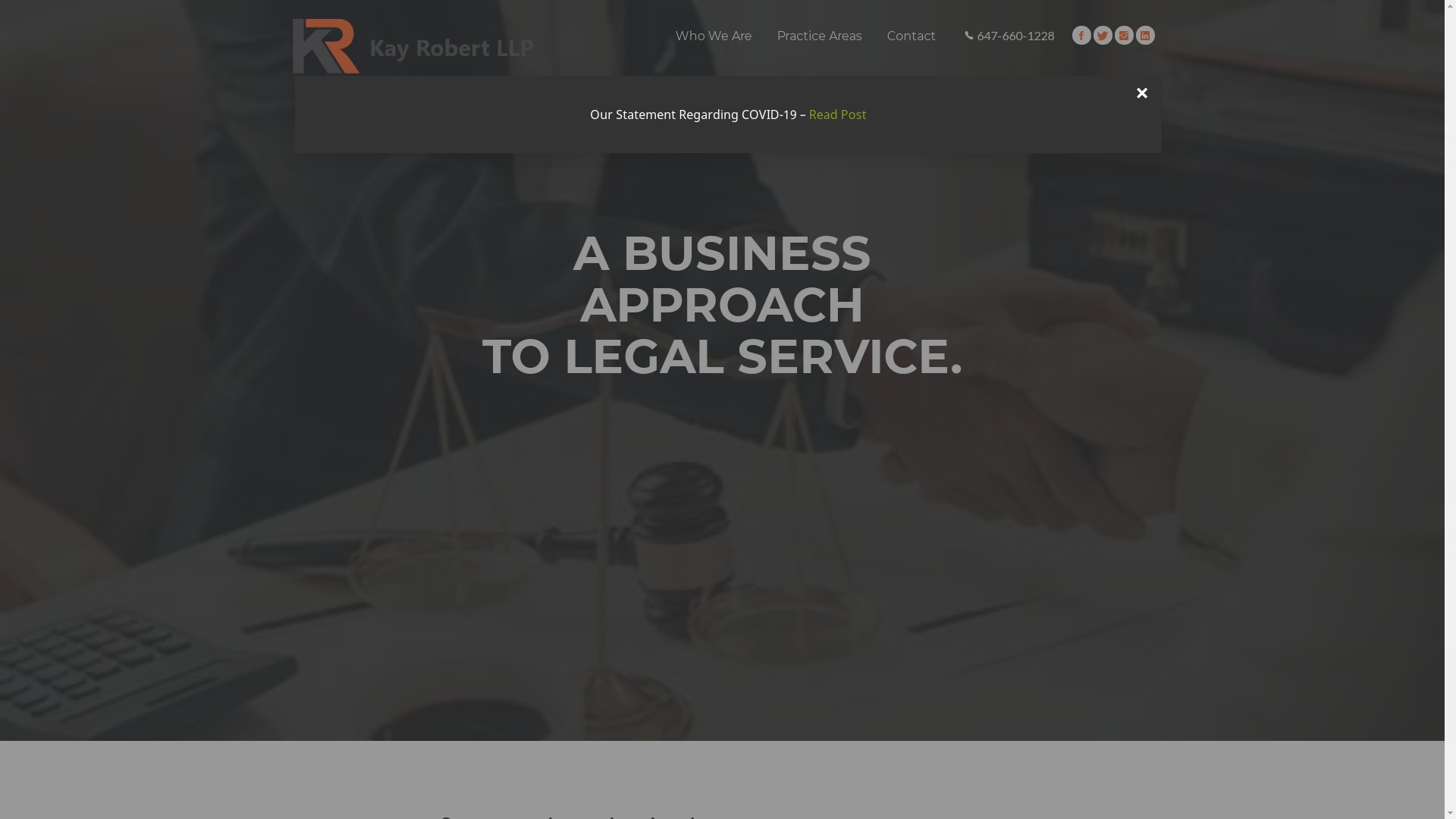 Kay Robert LLP located at kayrobertlawoffice.com