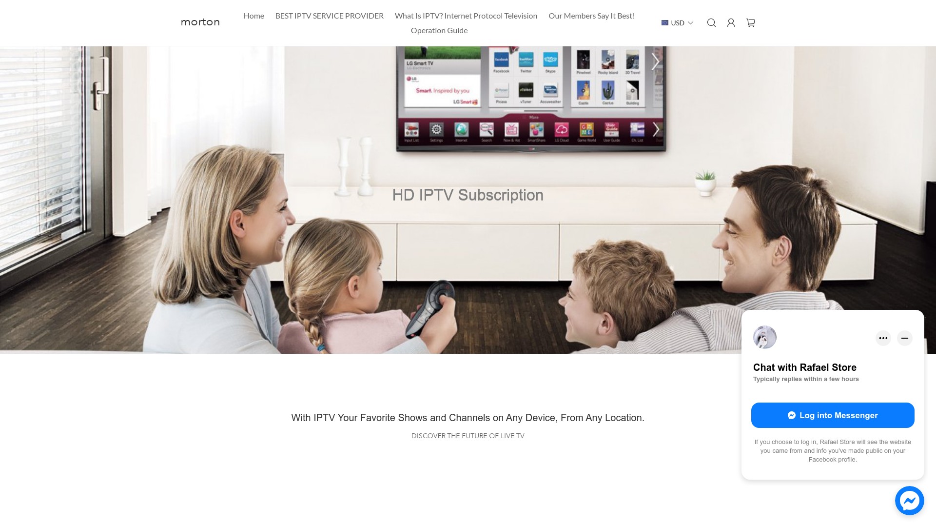 Isaacs an IPTV subscription Service Provider