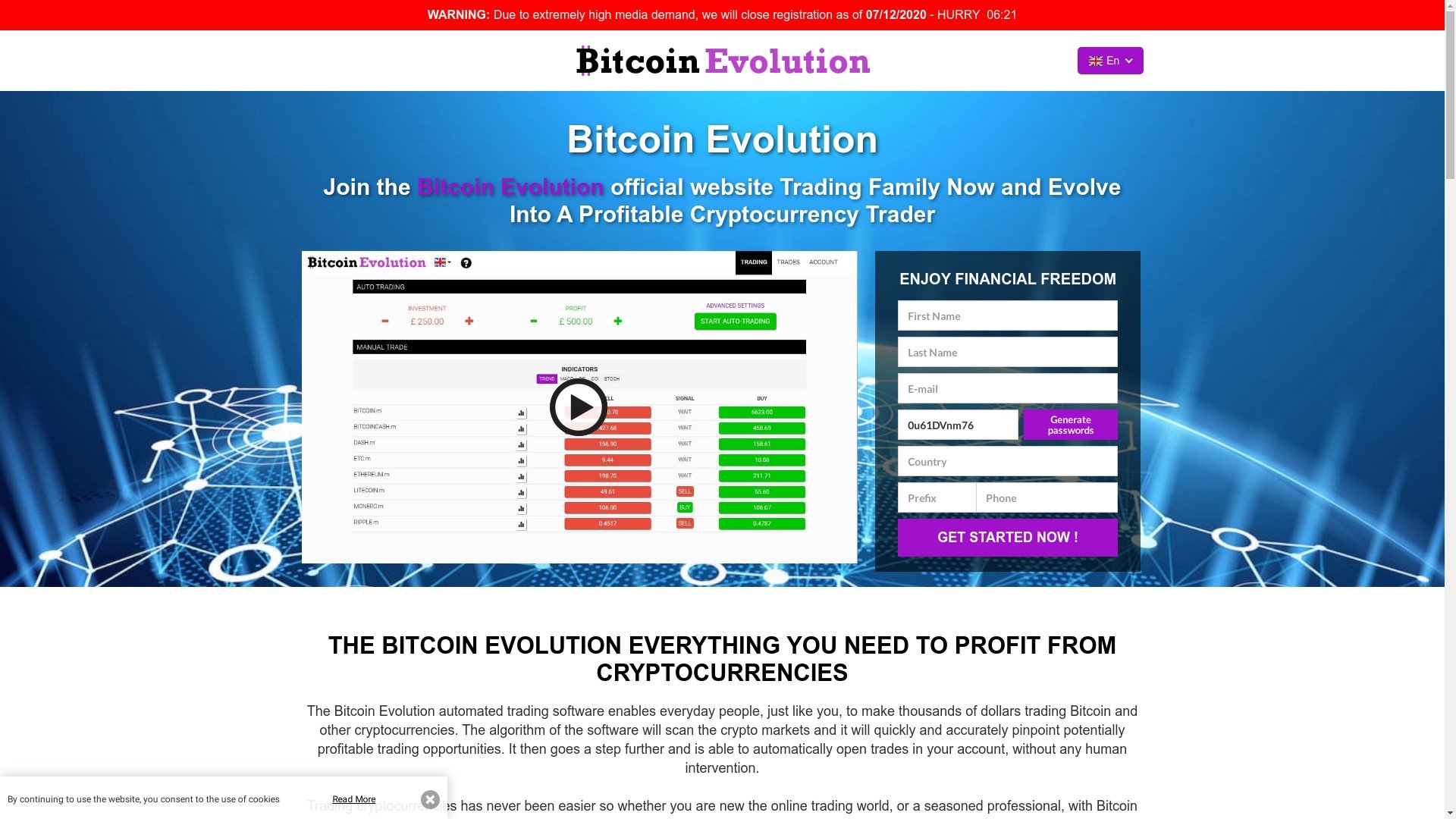 Bitcoin Evolution at bitcoin-evolutionpro.com