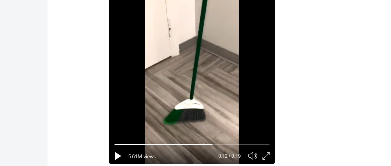 Broom Challenge, Broom Standing Up