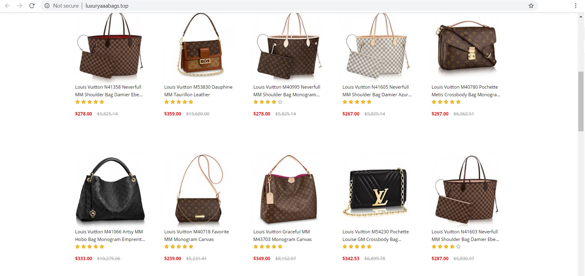 Luxuryaaabags located at luxuryaaabags.top