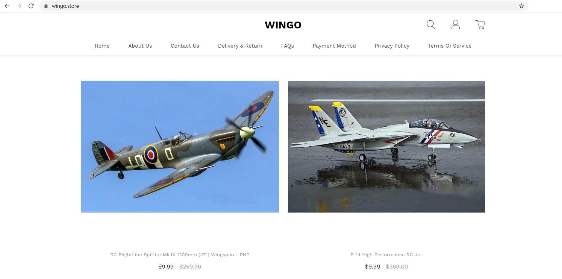 Wingo Store at wingo.store