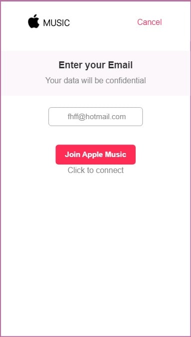 Musicplan.info is a fake Apple Music store