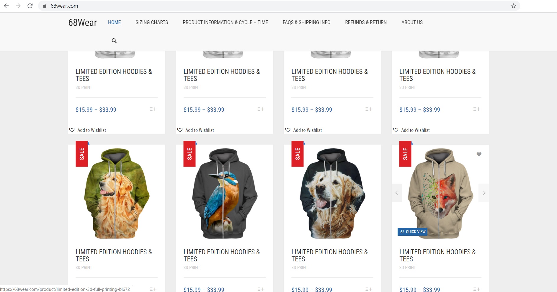 68wear at 68wear.com