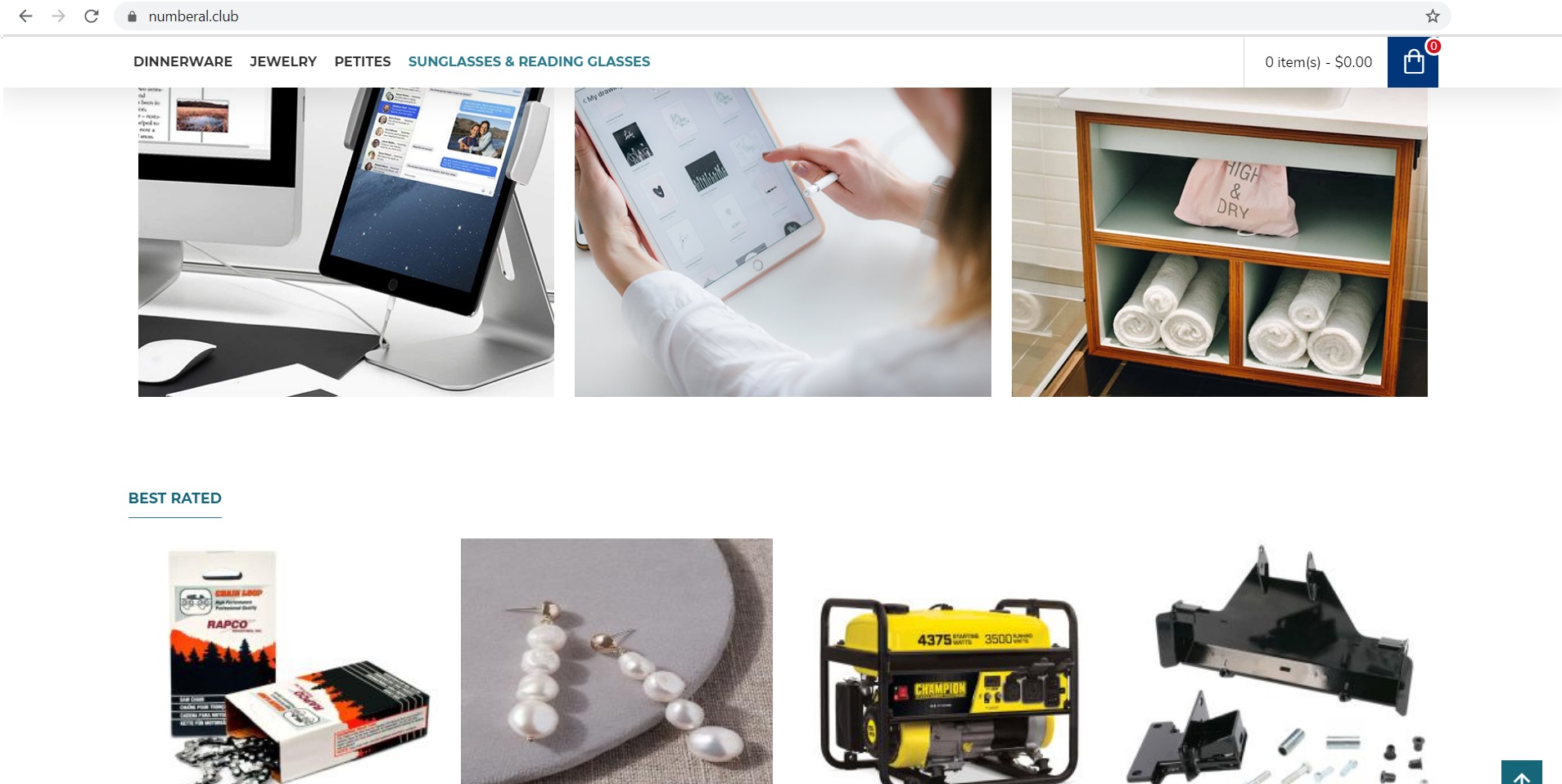 Numberal Club Myshopify located at numberal.club