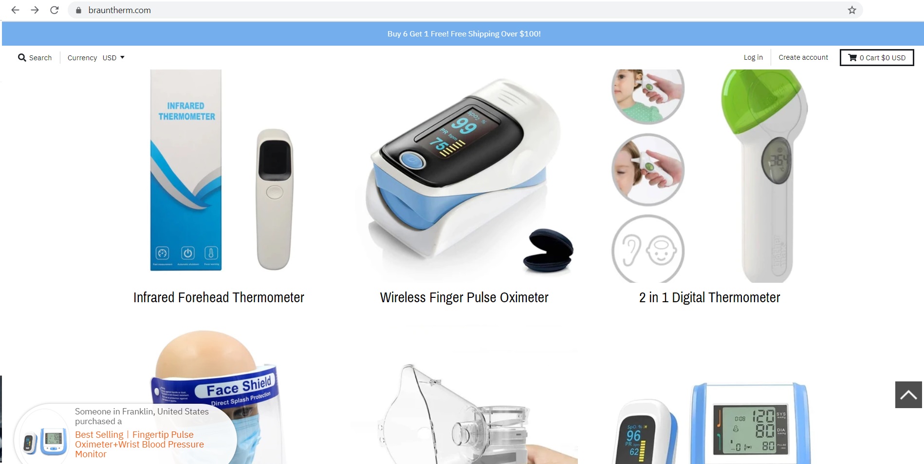 Fake Muck boot Store located at brauntherm.com