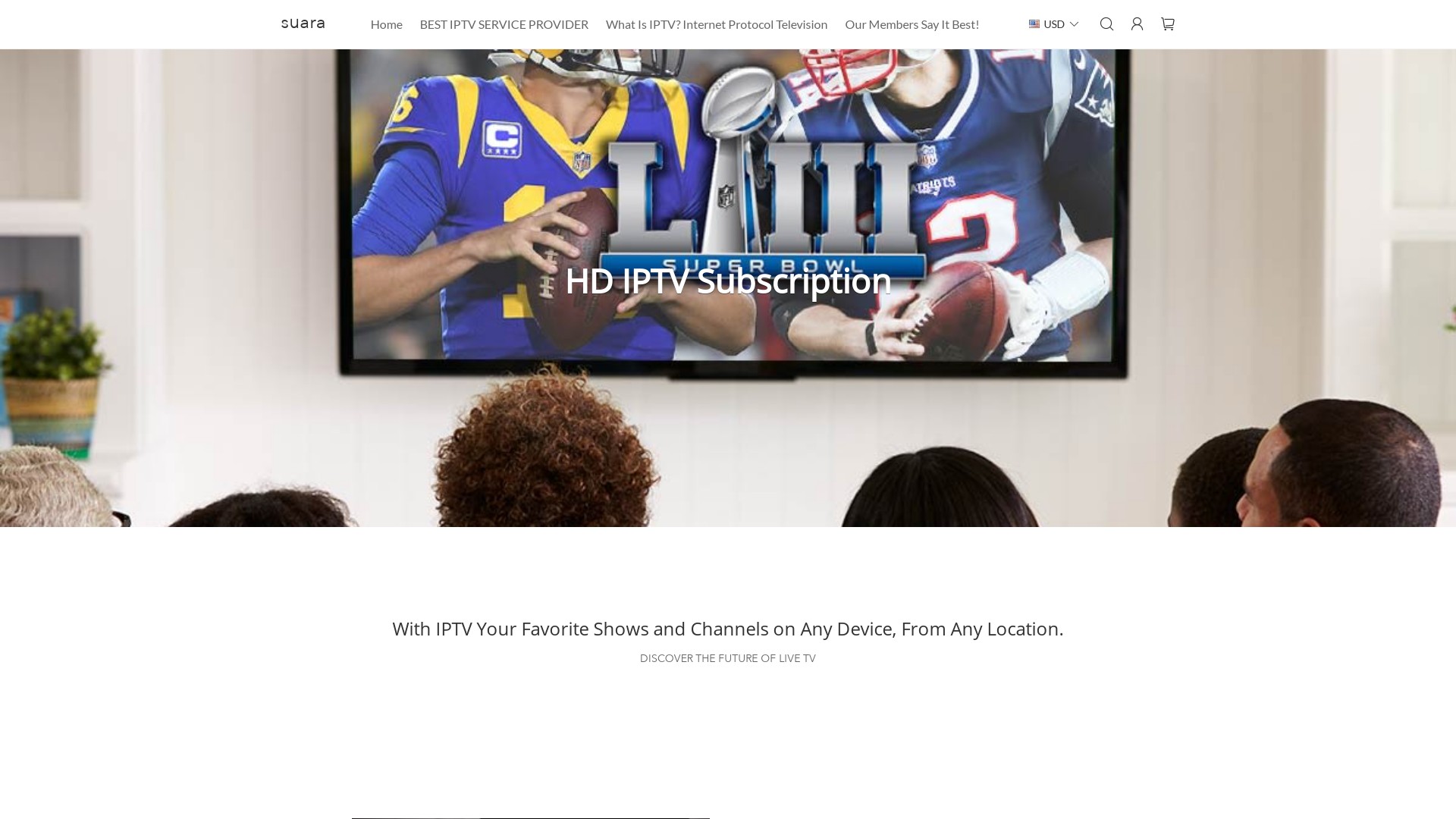 Suara an IPTV subscription Service Provider