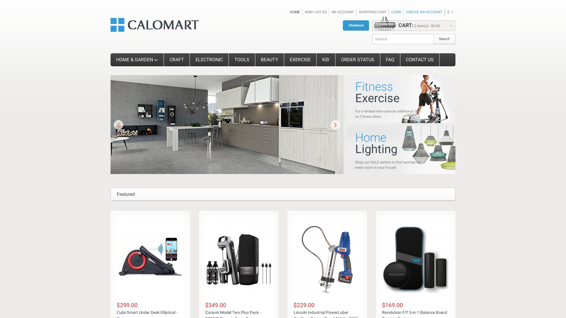Calomart located at calomart.com