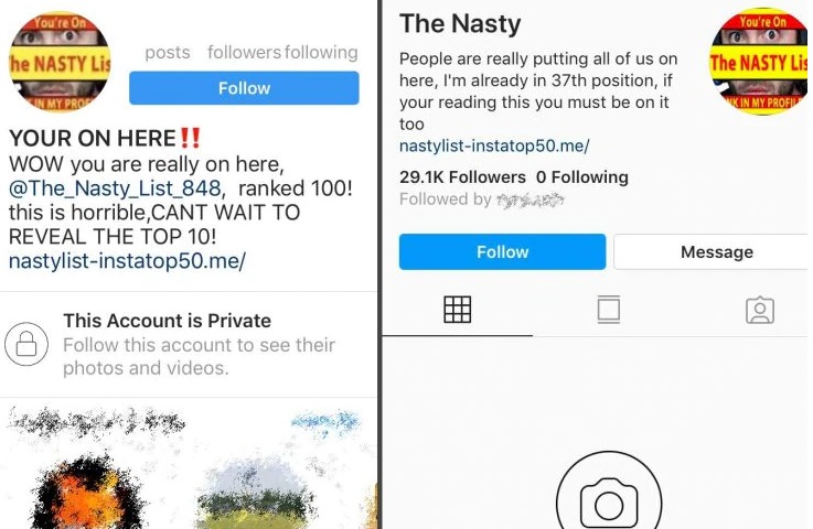 The Ugly Photos Instagram Scam