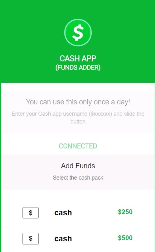 About Cashgift.info Free Cash App Fund Adder