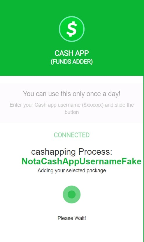 About Cashgift.info Free Cash App Fund Adder Scam