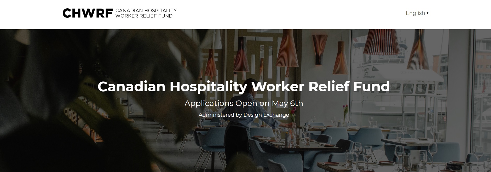 CHWRF at www.chwrf.ca - Canadian Hospitality Worker Relief Fund