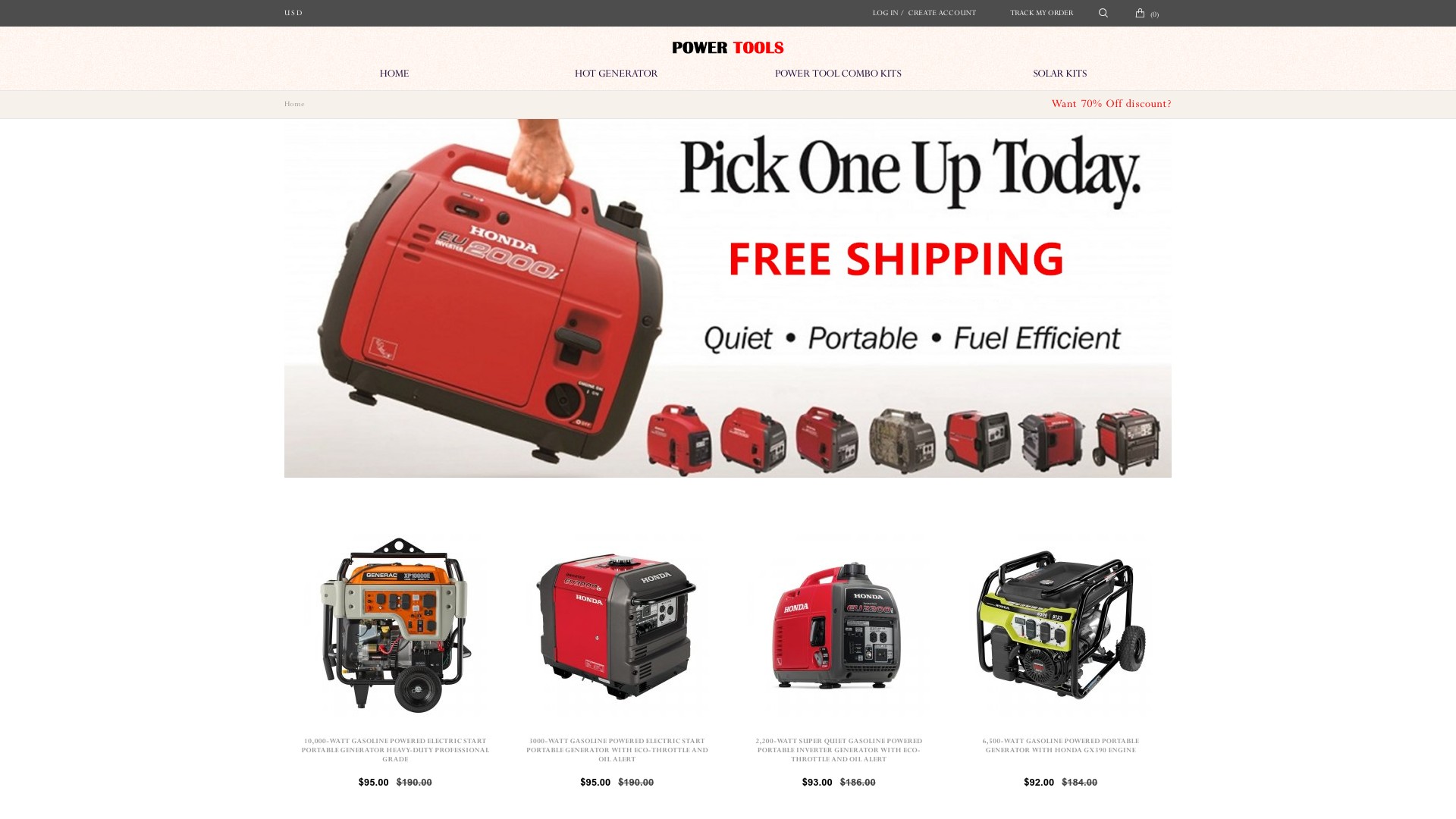 Gvgponshops Scam Reviews of the Portable Generator Online Store